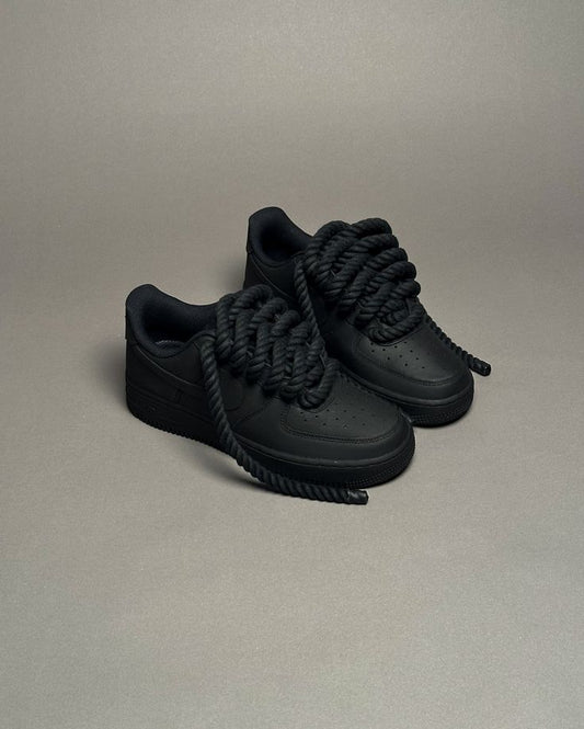 Nike Air Force 1 "Rope Laces" Black og