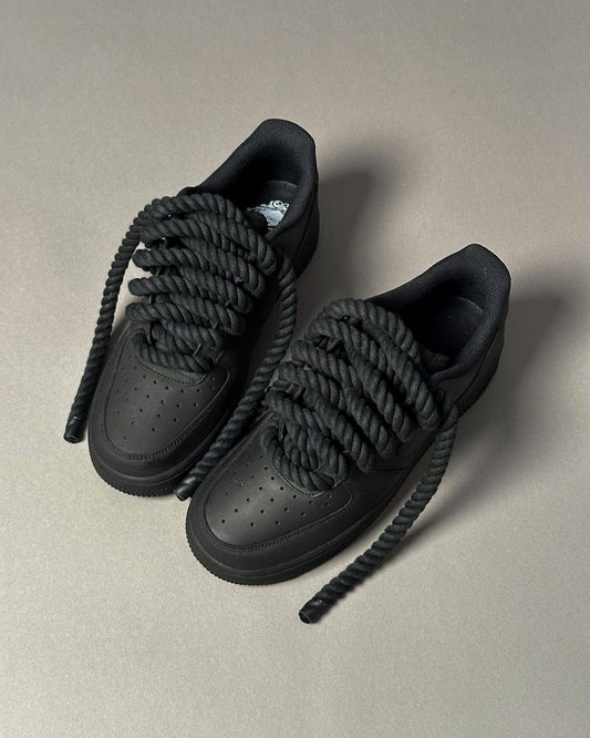 Nike Air Force 1 "Rope Laces" Black og